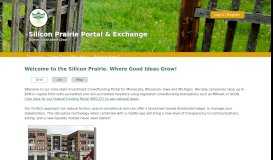 
							         Silicon Prairie Portal & Exchange | Where Good Ideas Grow™								  
							    
