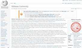 
							         Silliman University - Wikipedia								  
							    
