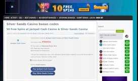 
							         Silver Sands Casino No Deposit Bonus Codes 2020 #1								  
							    
