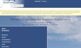 
							         SilverFlume Nevada's Business Portal to start/manage your ...								  
							    