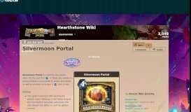 
							         Silvermoon Portal | Hearthstone: Heroes of Warcraft Wiki | FANDOM ...								  
							    