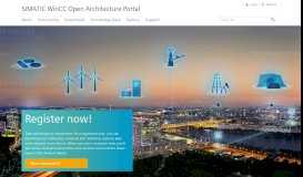 
							         SIMATIC WinCC Open Architecture Portal								  
							    