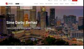 
							         Sime Darby Berhad | Trend Micro								  
							    