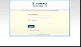 
							         Simmons Central Authentication								  
							    