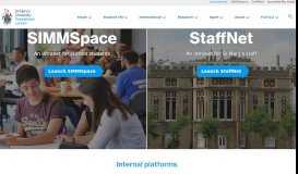 
							         SIMMSpace, StaffNet, MyModules and Emails - St Mary's University								  
							    