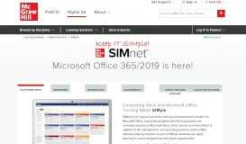 
							         SIMnet keep I.T. simple! - McGraw-Hill								  
							    