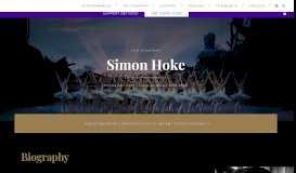 
							         Simon Hoke - American Ballet Theatre								  
							    