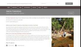 
							         Simon Townsend | Northern Australia Environmental Research Portal								  
							    