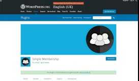 
							         Simple Membership – WordPress plugin | WordPress.org								  
							    