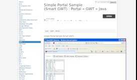 
							         Simple Portal Sample (Smart GWT) : Portal « GWT « Java - Java2s								  
							    