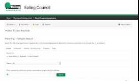 
							         Simple Search - Ealing Council								  
							    