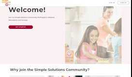 
							         Simple Solutions Community								  
							    