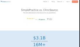 
							         SimplePractice vs ClinicSource - SimplePractice								  
							    
