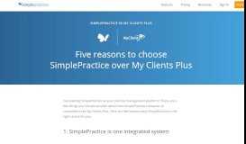 
							         SimplePractice vs My Clients Plus - SimplePractice								  
							    
