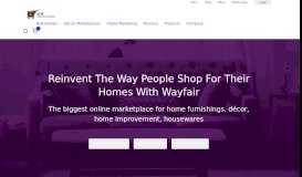 
							         Simplified eCommerce tools to sell on Wayfair Marketplace								  
							    
