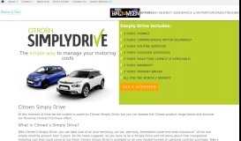 
							         Simply Drive Citroen | Citroen Financial Services | Cars on Finance								  
							    