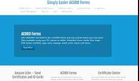 
							         Simply Easier ACORD Forms								  
							    