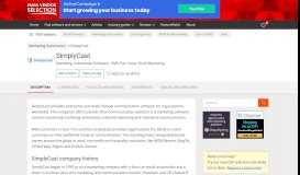 
							         SimplyCast, info and compare this Email marketing software								  
							    