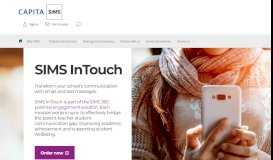 
							         SIMS InTouch | Capita SIMS								  
							    