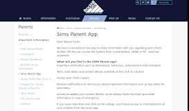 
							         Sims Parent App - Brockhill Park School								  
							    
