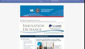 
							         Simulation Exchange Volume 8, Issue 4 - GovDelivery								  
							    