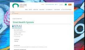 
							         Sinai Health System | Little Village Community Portal								  
							    