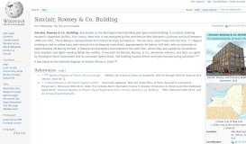 
							         Sinclair, Rooney & Co. Building - Wikipedia								  
							    