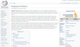 
							         Singapore Airlines - Wikipedia								  
							    