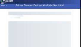 
							         Singapore Visa Online (Singapore e-Visa) | Visitor Visa - iVisa								  
							    