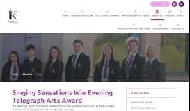 
							         Singing Sensations Win Evening Telegraph Arts Award - Kettering ...								  
							    