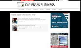 
							         Single Business Portal – Caribbean Business								  
							    