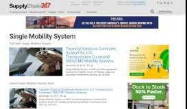 
							         Single Mobility System - Supply Chain 24/7 Topic								  
							    