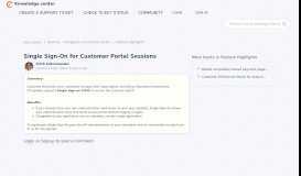 
							         Single Sign-On for Customer Portal Sessions : Chargebee Help Center								  
							    