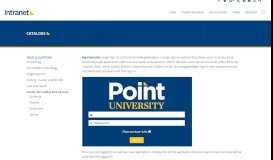 
							         Single Sign-On - Point | Intranet - Point University								  
							    