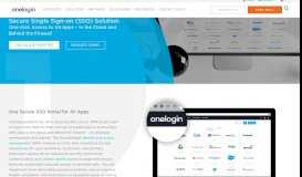 
							         Single Sign-On Solution: One Portal for All Your Apps | OneLogin								  
							    