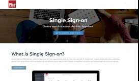 
							         Single Sign-on Solutions, SSO Provider | Ping Identity								  
							    