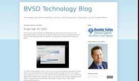
							         Single Sign On (SSO) - BVSD Technology Blog								  
							    