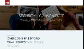 
							         Single Sign-On (SSO) - Ping Identity								  
							    