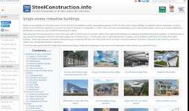 
							         Single storey industrial buildings - SteelConstruction.info								  
							    