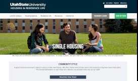 
							         Single Student Housing Options at Utah State University | Housing ...								  
							    