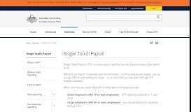 
							         Single Touch Payroll | Australian Taxation Office								  
							    