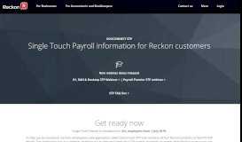 
							         Single Touch Payroll | STP Customer Hub | Reckon								  
							    