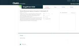 
							         SinglePoint HCM Client Reviews | Clutch.co								  
							    