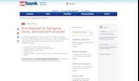 
							         SinglePoint - US Bank Corporate Payment Systems								  
							    