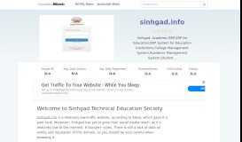 
							         Sinhgad.info website. Welcome to Sinhgad Technical ...								  
							    