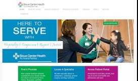 
							         Sioux Center Health | Hospital and Medical Clinics								  
							    
