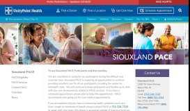 
							         Siouxland PACE | UnityPoint Health - Sioux City, Iowa								  
							    