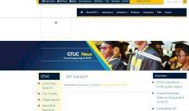
							         SIP Support | Ghana Technology University College								  
							    