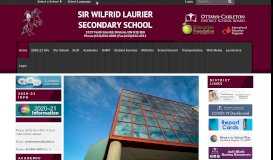 
							         Sir Wilfrid Laurier SS: Home								  
							    
