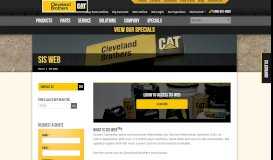 
							         SIS Online Login - Cleveland Brothers Cat								  
							    